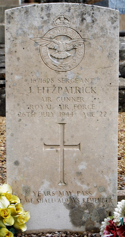 Sgt James Fitzpatrick<br/><br /><br />died July 26th, 1944